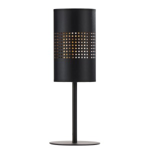 Lampka nocna BOGART 5118 TK Lighting 1xE27 15W Tkanina Czarno złoty