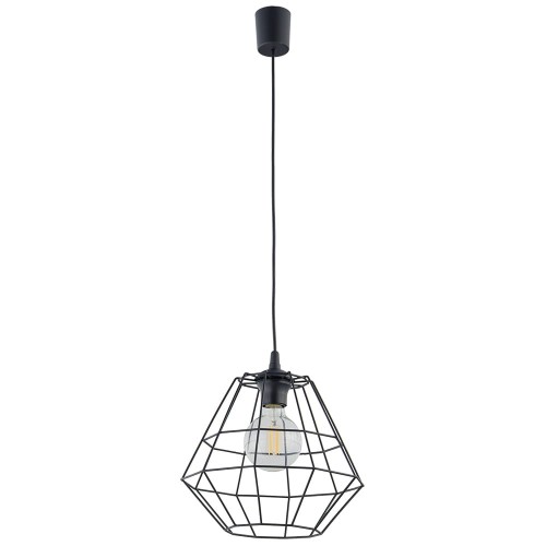 Lampa wisząca DIAMOND 6206 TK Lighting 1xE27 15W Metal Czarny