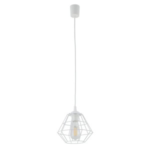 Lampa wisząca DIAMOND 6211 TK Lighting 1xE27 15W Metal Biały