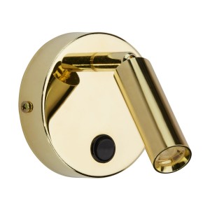 Złoty kinkiet ENZO TK Lighting 1xG9 6W do nowoczesnych wnętrz.