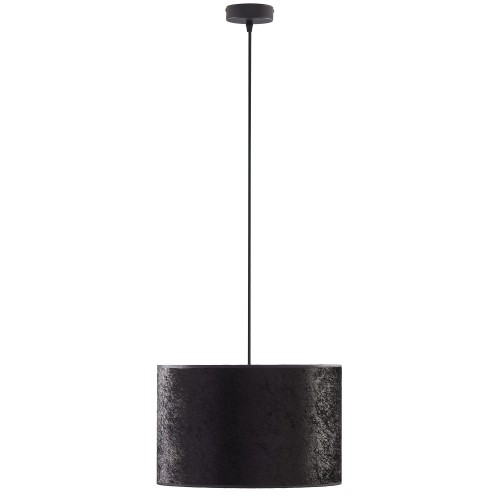 Lampa wisząca TERCINO 6191 TK Lighting 1xE27 15W Tkanina Czarny