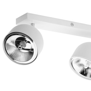 Lampa sufitowa ALTEA TK Lighting 4xGU10 12W biała z reflektorami.