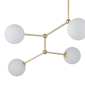 Lampa sufitowa FAIRY TK Lighting 6xG9 6W Szkło Biały w nowoczesnym stylu.