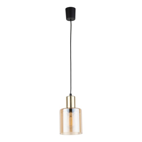 Lampa wisząca SIERRA 6665 TK Lighting 1xE27 15W Szkło Bursztyn