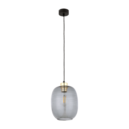 Lampa wisząca DELTA 4839 TK Lighting 1xE27 15W Szkło Graphite
