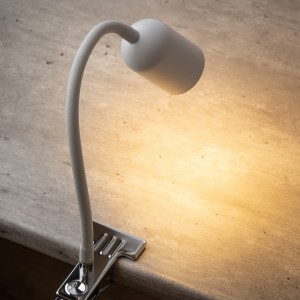Lampka nocna TOP TK Lighting 1xGU10 5W na klipsie, biała.