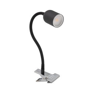 Lampka nocna TOP TK Lighting 1xGU10 5W z elastycznym ramieniem i klipsem.