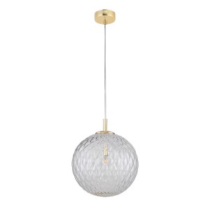 Lampa wisząca CADIX TK Lighting transparentne szkło 1xG9 6W.