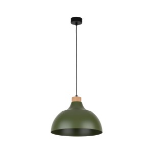 Lampa wisząca CAP TK Lighting 1xE27 15W Metal Zielony.