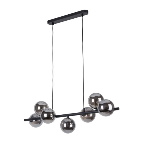 Lampa wisząca ESTERA 5666 TK Lighting 7xG9 6W Szkło Graphite