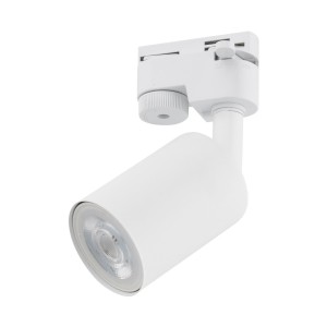 Systemy szynowe TRACER TK Lighting 1xGU10 10W – biały reflektor na szynie.