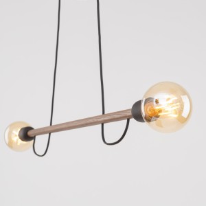 Lampa wisząca HELIX TK Lighting z dwoma żarówkami E27 15W.