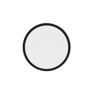 Lampa sufitowa OjaSmart Nordlux LED czarna okrągła.