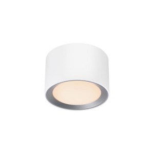 Lampa łazienkowa LANDON Nordlux 1xLED Metal Biały - widok z przodu.