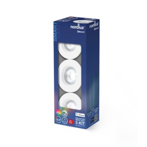 Oprawy podtynkowa DonSmart Nordlux 1xLED Tworzywo sztuczne Biały w opakowaniu.