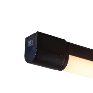 Lampa ścienna MALAIKA Nordlux 1xLED Aluminium Czarny o prostokątnym kształcie.