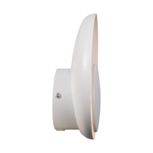 Lampa ścienna MARSI Nordlux 1xLED Metal Biały z bocznej perspektywy.
