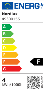 Etykieta energetyczna dla oprawy podtynkowej CANIS Nordlux 1xGU10 35W Metal Szczotkowany nikiel.