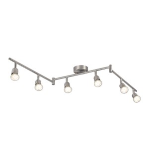 Lampa sufitowa AVENUE Nordlux 6xGU10 35W Metal Stal szczotkowana.