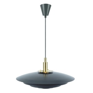 Lampa wisząca BRETAGNE Nordlux 1xG9 25W Metal Szary na białym tle.