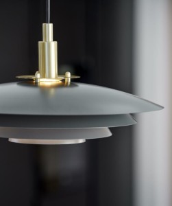Lampa wisząca BRETAGNE Nordlux 1xG9 25W Metal Szary z bliska.