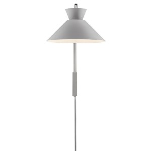Lampa ścienna DIAL Nordlux 1xE27 40W Metal Szary.