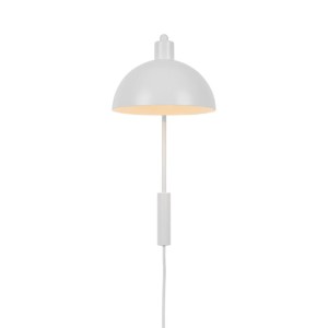 Lampa ścienna ELLEN Nordlux 1xE14 40W Metal Biały - frontowa strona.