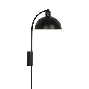 Lampa ścienna ELLEN Nordlux czarna metalowa 1xE14 40W.