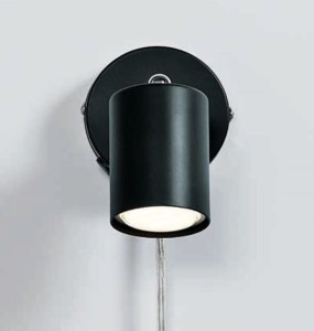 Lampa ścienna EXPLORE Nordlux czarna metalowa 1xGU10 7W