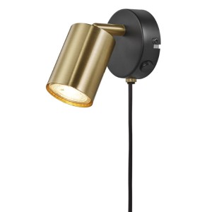 Lampa ścienna EXPLORE Nordlux 1xGU10 35W Metal Mosiądz.