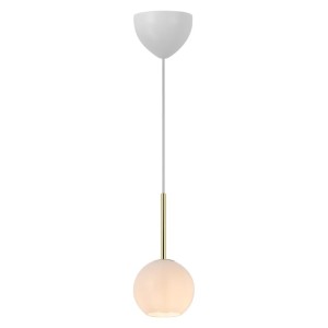 Lampa wisząca FRANCA Nordlux szkło mosiądz.