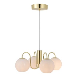 Lampa wisząca FRANCA Nordlux 4xE14 40W Metal Mosiądz.