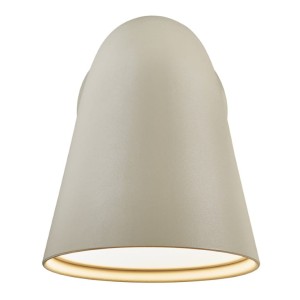 Lampa ścienna FRONT Nordlux 1xGU10 28W Aluminium Beżowy widok z przodu.