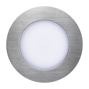 Oprawa podtynkowa LEONIS Nordlux 1xLED, szczotkowany nikiel, tworzywo sztuczne.