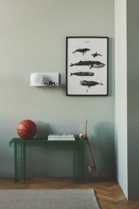 Lampa ścienna LILIBETH Nordlux biały metal w nowoczesnym wnętrzu.