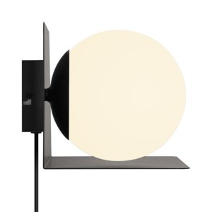 Lampa ścienna LILIBETH Nordlux czarna kula.