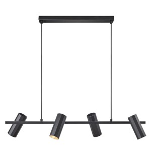 Lampa wisząca ALANIS Nordlux 1xGU10 15W Metal Czarny.