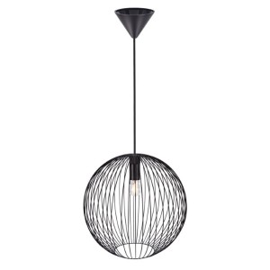 Lampa wisząca BERONI Nordlux 1xE27 60W Metal Czarny.