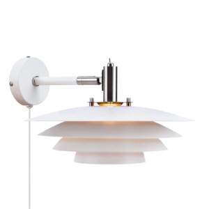 Lampa ścienna BRETAGNE Nordlux metalowa biała 1xG9 25W