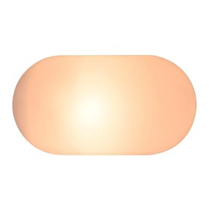 Lampa ścienna FOAM Nordlux 1xE27 Tworzywo sztuczne Biały owalny kształt