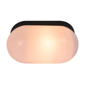 Lampa ścienna FOAM Nordlux 1xE27, czarna, tworzywo sztuczne.