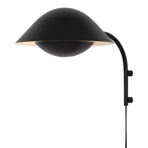 Lampa ścienna FREYA Nordlux 1xE14 40W Metal Czarny