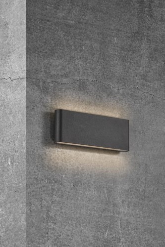 Lampa ścienna KINVER 2118181003 Nordlux 1xLED  Aluminium Czarny