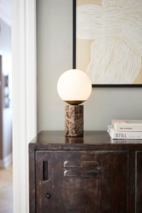 Lampa stołowa LILLY 2213575018 Nordlux 1xE14 25W Szkło Brązowy