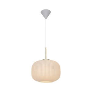 Lampa wisząca MILFORD Nordlux 1xE27 40W Szkło Biały.