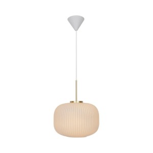 Lampa wisząca MILFORD Nordlux 1xE27 40W Szkło Biały.