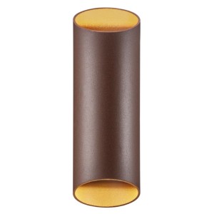 Lampa ścienna NICO Nordlux 2xGU10 35W Aluminium Zardzewiały, widok frontowy.