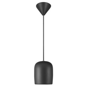 Lampa wisząca NOTTI Nordlux z metalu, czarna, 1xE27 25W