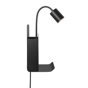 Lampa ścienna ROOMI Nordlux 1xGU10 35W Metal Czarny.
