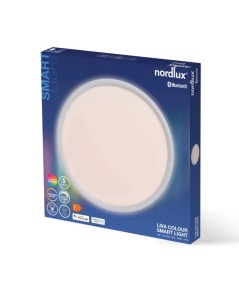 Lampa sufitowa LivaSmart Nordlux 1xLED Tworzywo sztuczne Biały w opakowaniu.